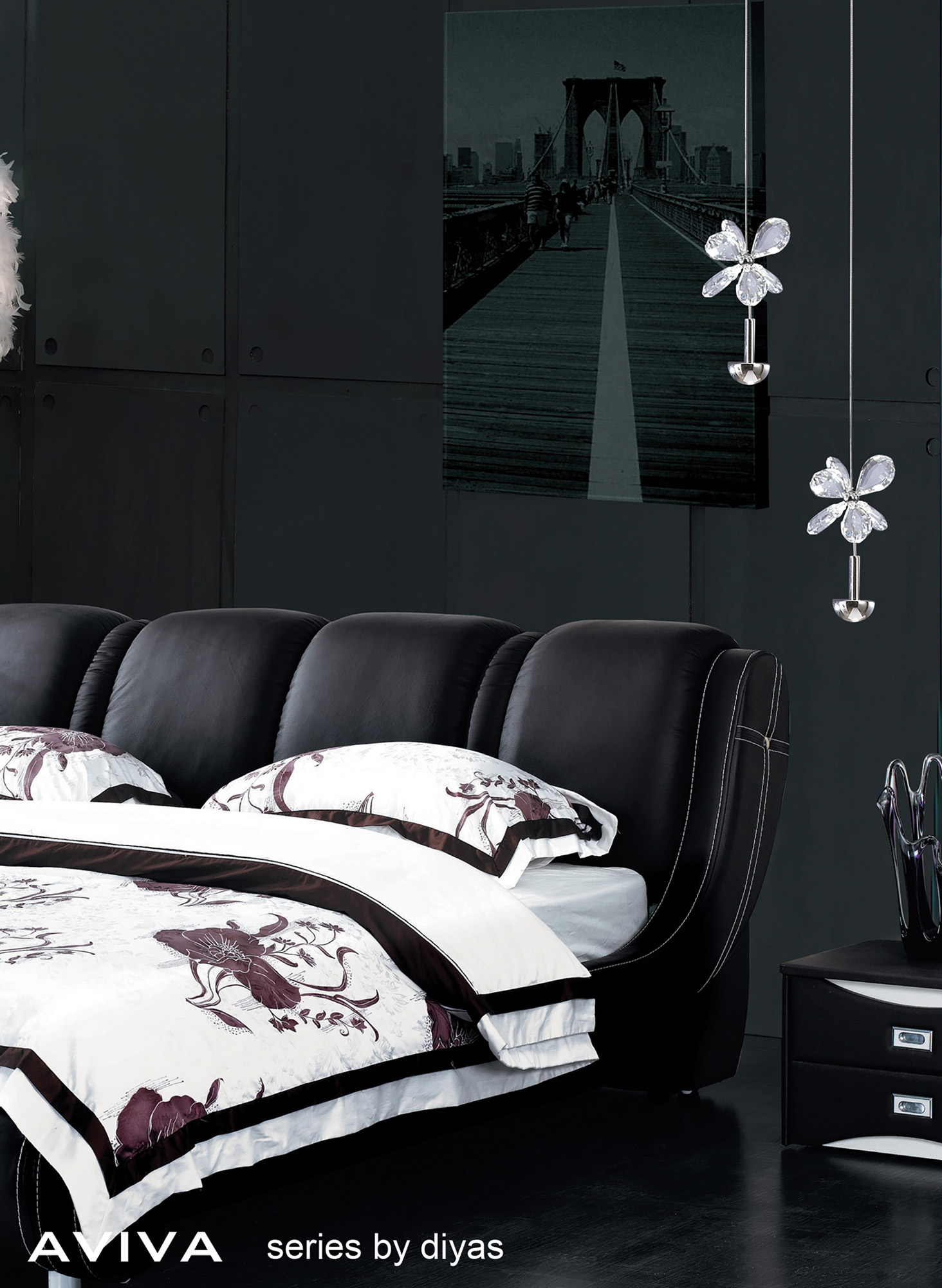 Aviva Crystal Ceiling Lights Diyas Single Crystal Pendants Aviva Crystal Ceiling Lights Diyas Single Crystal Pendants